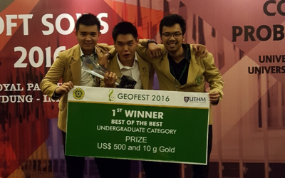 Mahasiswa Teknik Sipil Unpar Juara 1 (Best of the Best) GEOFEST 2016