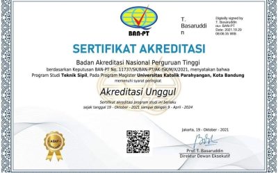 Akreditasi Program Studi Magister Teknik Sipil