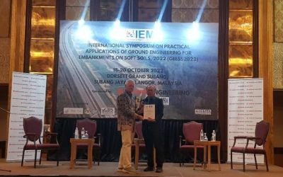 Prof. Paulus Pramono Rahardjo has become the best predictor in International Symposium on Practical Applications of Ground Engineering for Embankments on Soft Soils, 2022 (GEESS 2022)